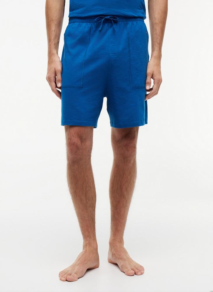 TOMMY HILFIGER Essential Textured Jersey Pyjama Shorts - Image 1